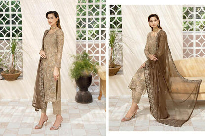 Ramsha Chevron Chiffon Vol-09 A-904 - Waheed Javaid Collections