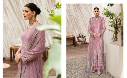 Ramsha Kashish Chiffon K-204 - Waheed Javaid Collections