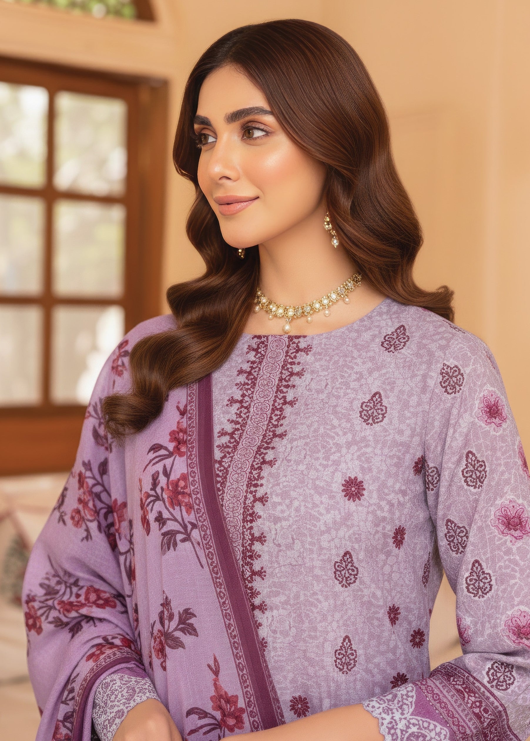 Pretty Girl RangNoor Lawn Embroidered 3 Piece 06 - Waheed Javaid Collections