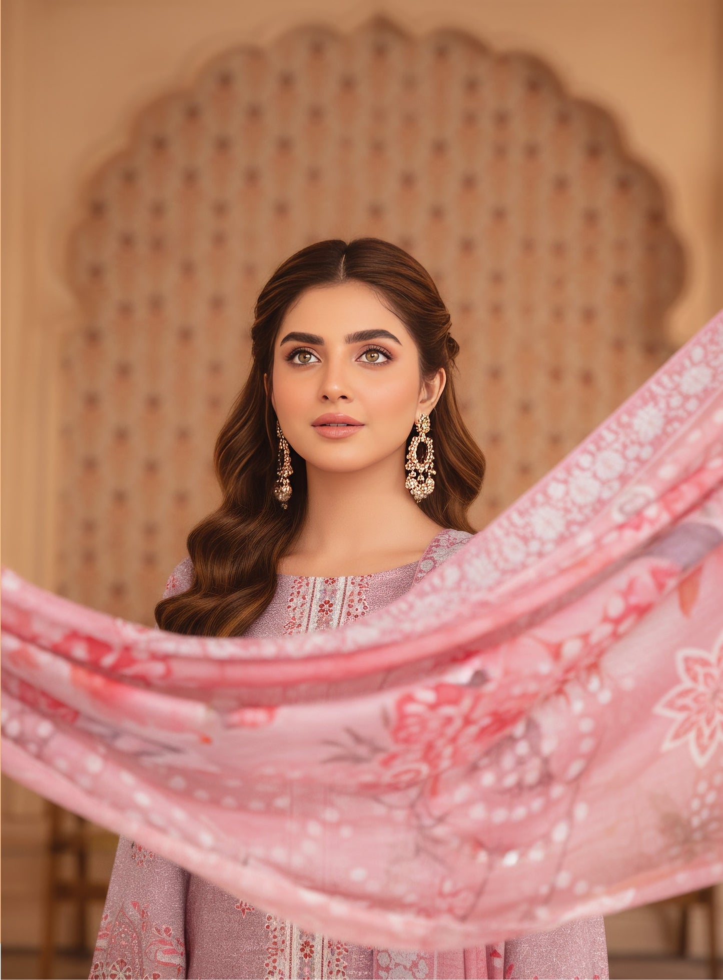 Pretty Girl RangNoor Lawn Embroidered 3 Piece 08 - Waheed Javaid Collections