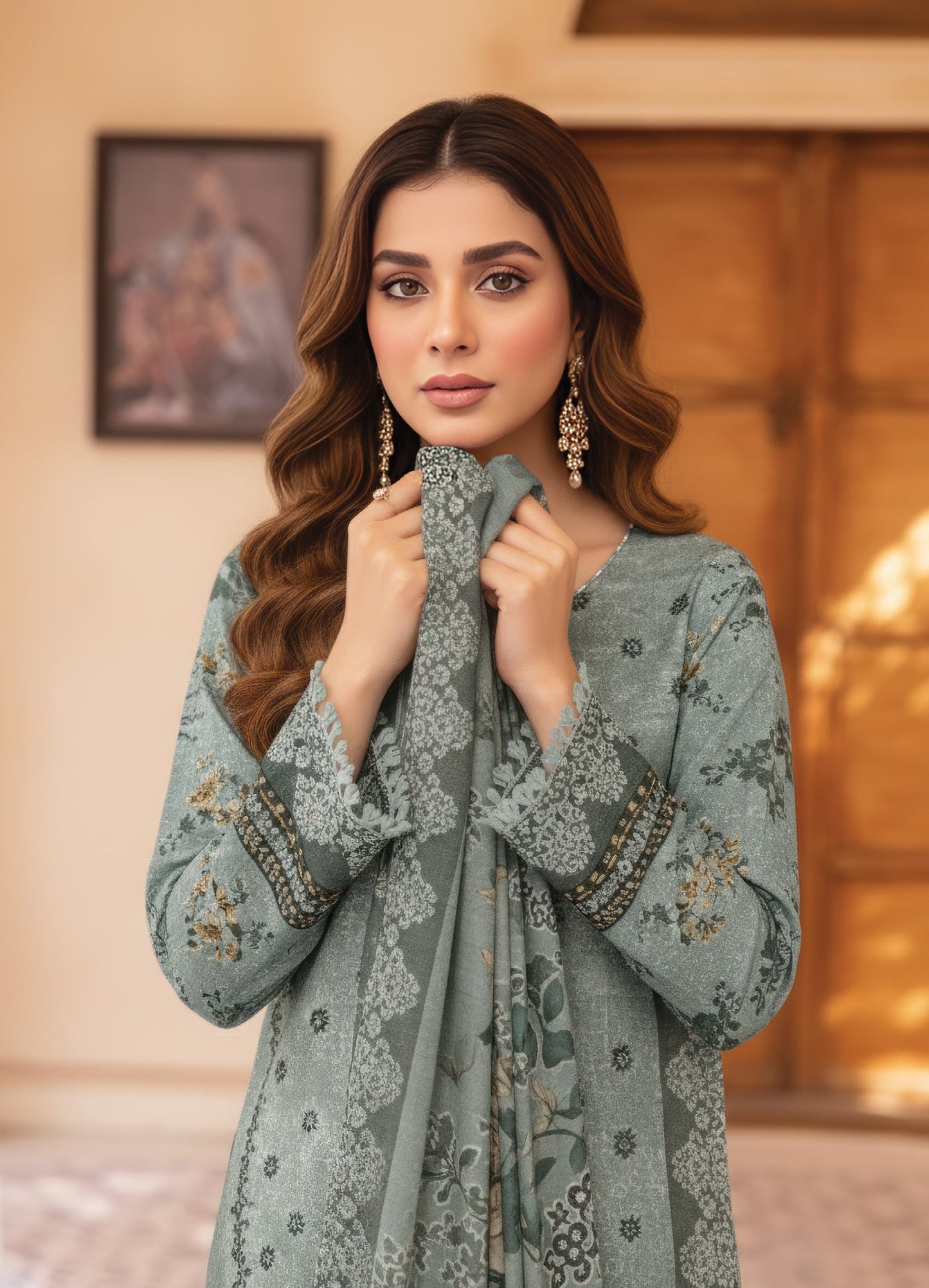 Pretty Girl RangNoor Lawn Embroidered 3 Piece 09 - Waheed Javaid Collections