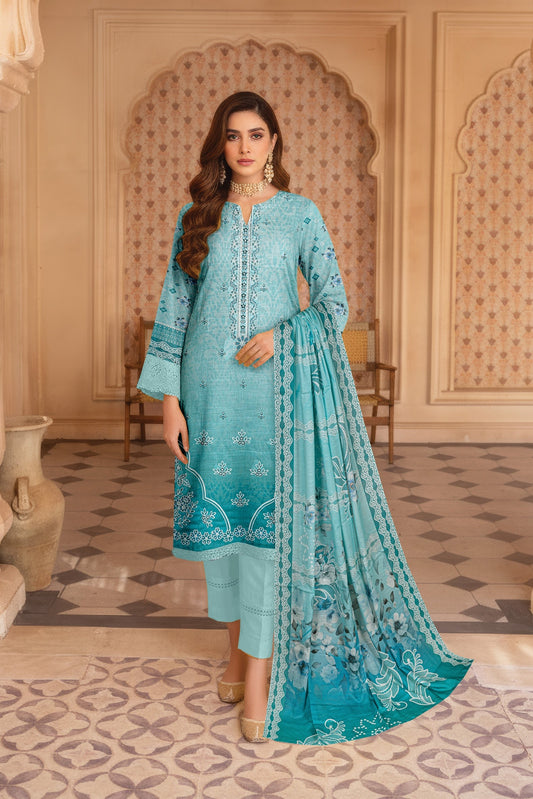 Pretty Girl RangNoor Lawn Embroidered 3 Piece 10 - Waheed Javaid Collections