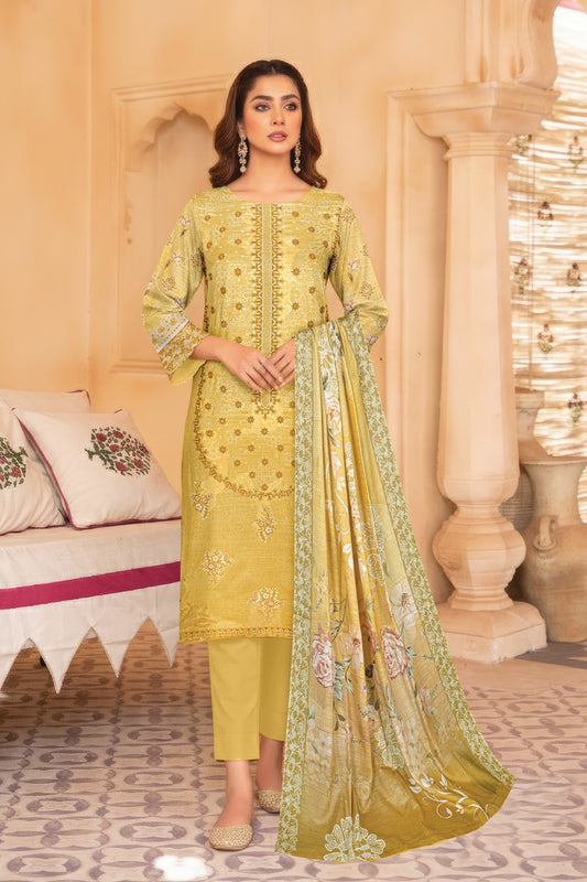 Pretty Girl RangNoor Lawn Embroidered 3 Piece 11 - Waheed Javaid Collections