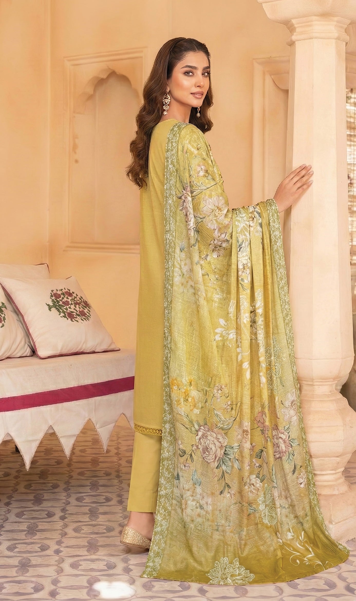 Pretty Girl RangNoor Lawn Embroidered 3 Piece 11 - Waheed Javaid Collections