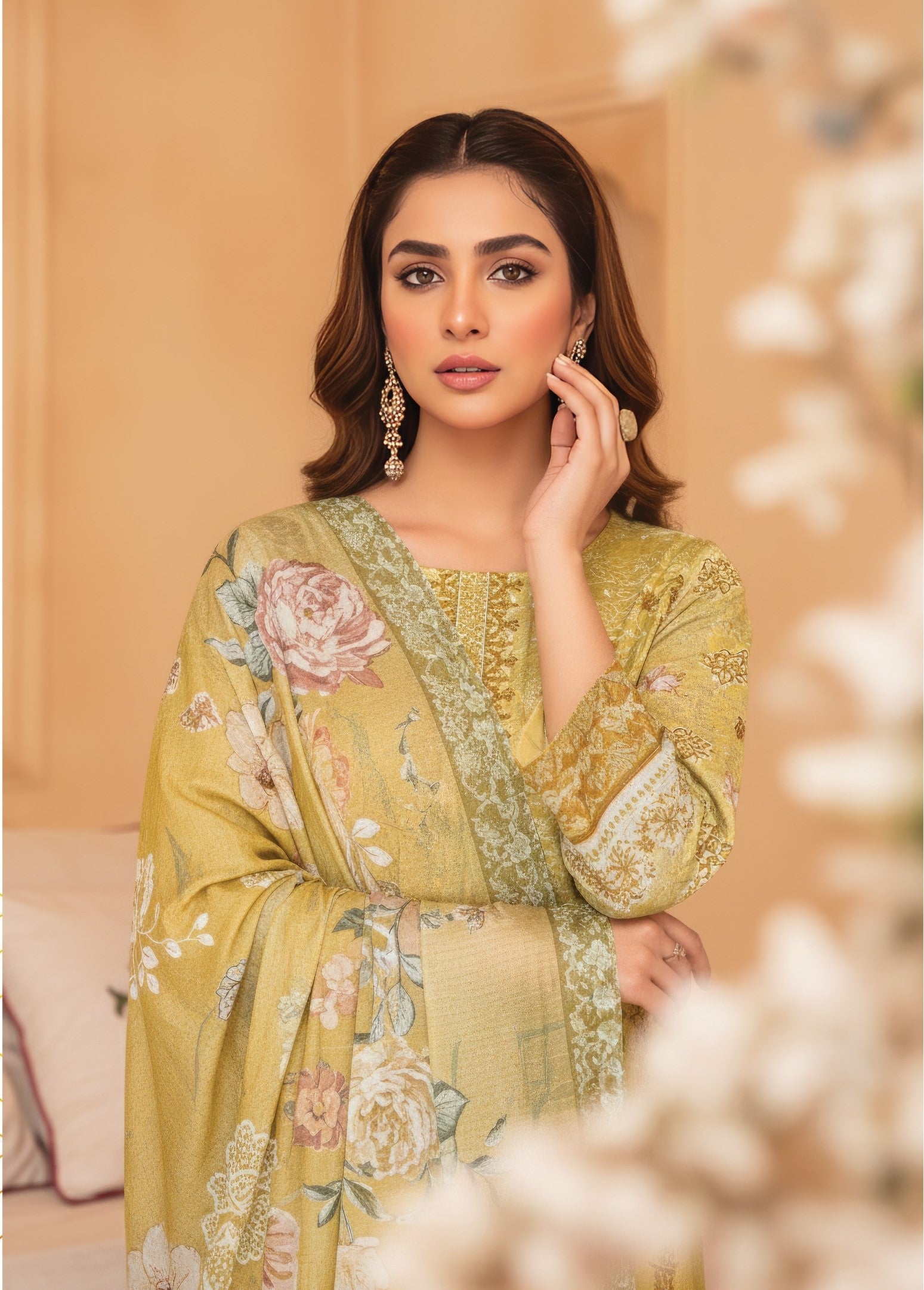 Pretty Girl RangNoor Lawn Embroidered 3 Piece 11 - Waheed Javaid Collections