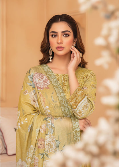 Pretty Girl RangNoor Lawn Embroidered 3 Piece 11 - Waheed Javaid Collections