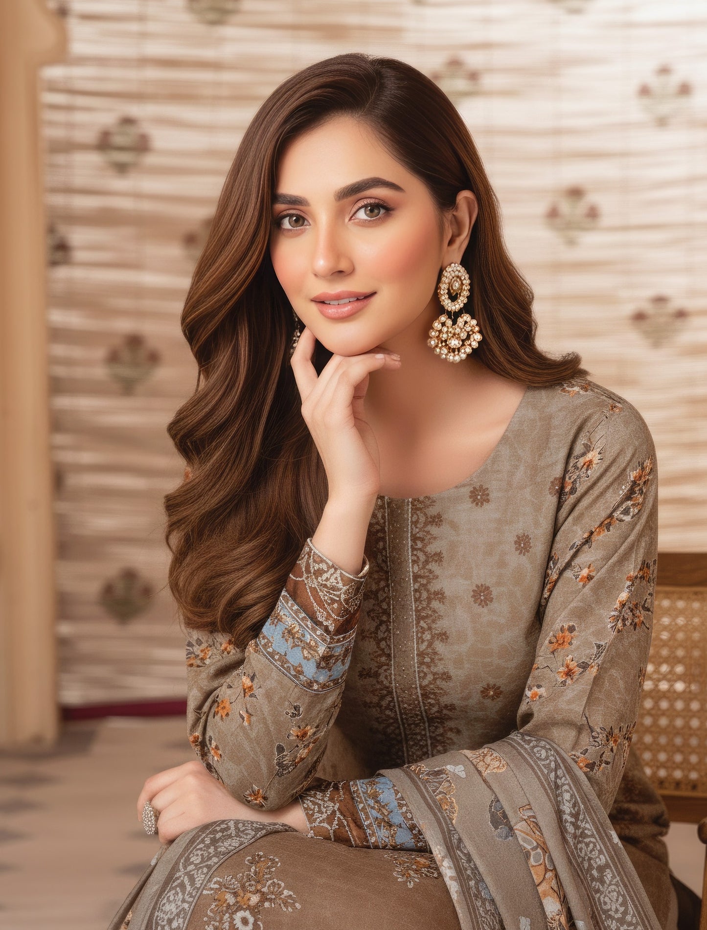 Pretty Girl RangNoor Lawn Embroidered 3 Piece 12 - Waheed Javaid Collections