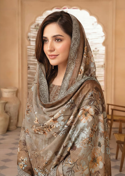 Pretty Girl RangNoor Lawn Embroidered 3 Piece 12 - Waheed Javaid Collections