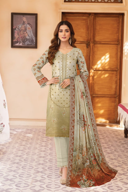 Pretty Girl RangNoor Lawn Embroidered 3 Piece 14 - Waheed Javaid Collections