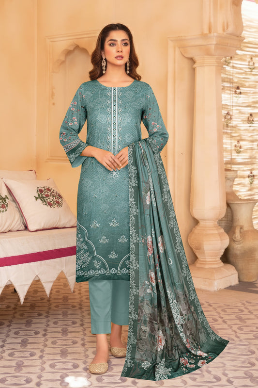 Pretty Girl RangNoor Lawn Embroidered 3 Piece 15 - Waheed Javaid Collections