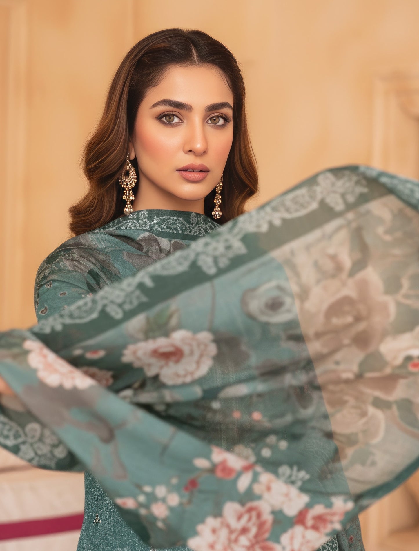 Pretty Girl RangNoor Lawn Embroidered 3 Piece 15 - Waheed Javaid Collections