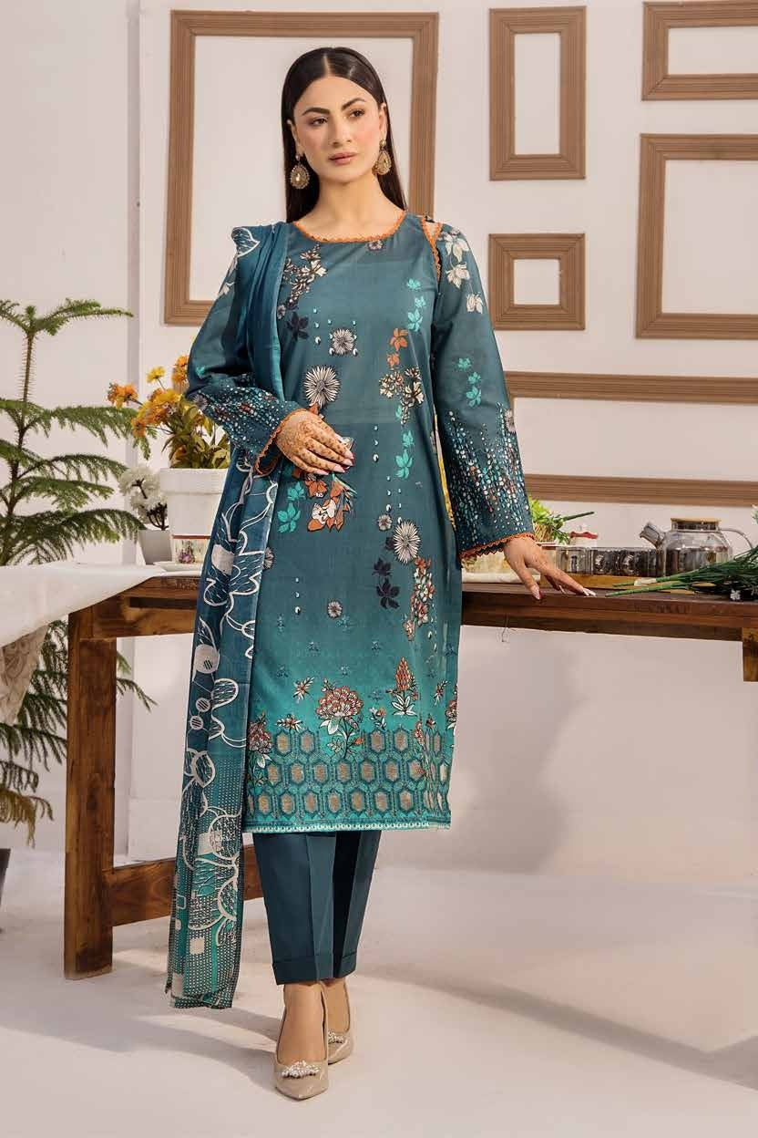 Safa Embroidered 3 Piece Lawn 01