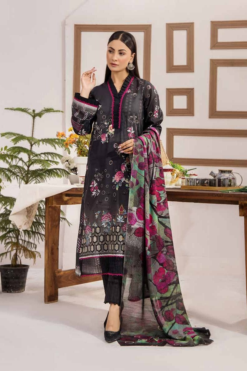 Safa Embroidered 3 Piece Lawn 02