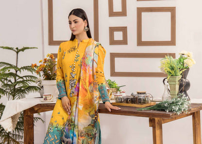 Safa Embroidered 3 Piece Lawn 03