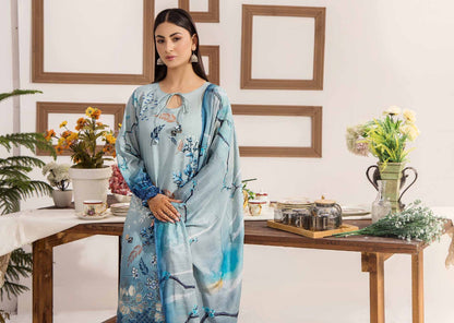 Safa Embroidered 3 Piece Lawn 04