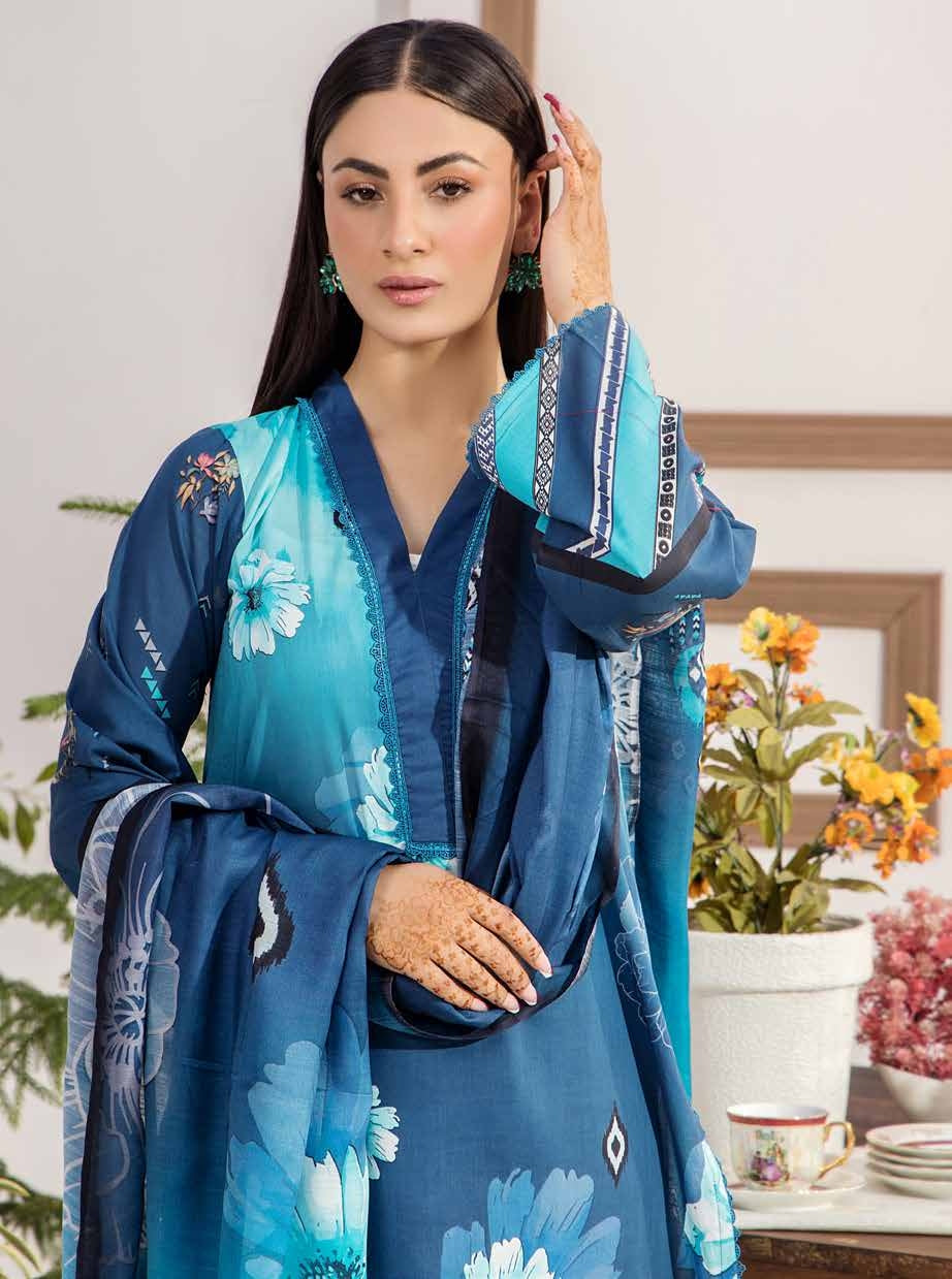 Safa Embroidered 3 Piece Lawn 08