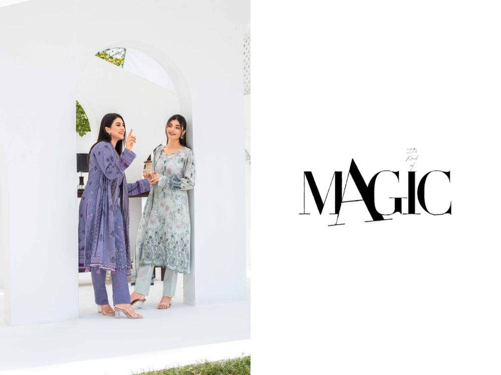 Sangat Dressline Embroidered lawn Print 02 - Waheed Javaid Collections