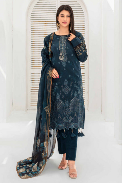 Sangat Dressline Embroidered lawn Print 06