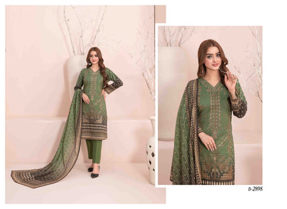 SEVIL Embroidered lawn 05 - Waheed Javaid Collections