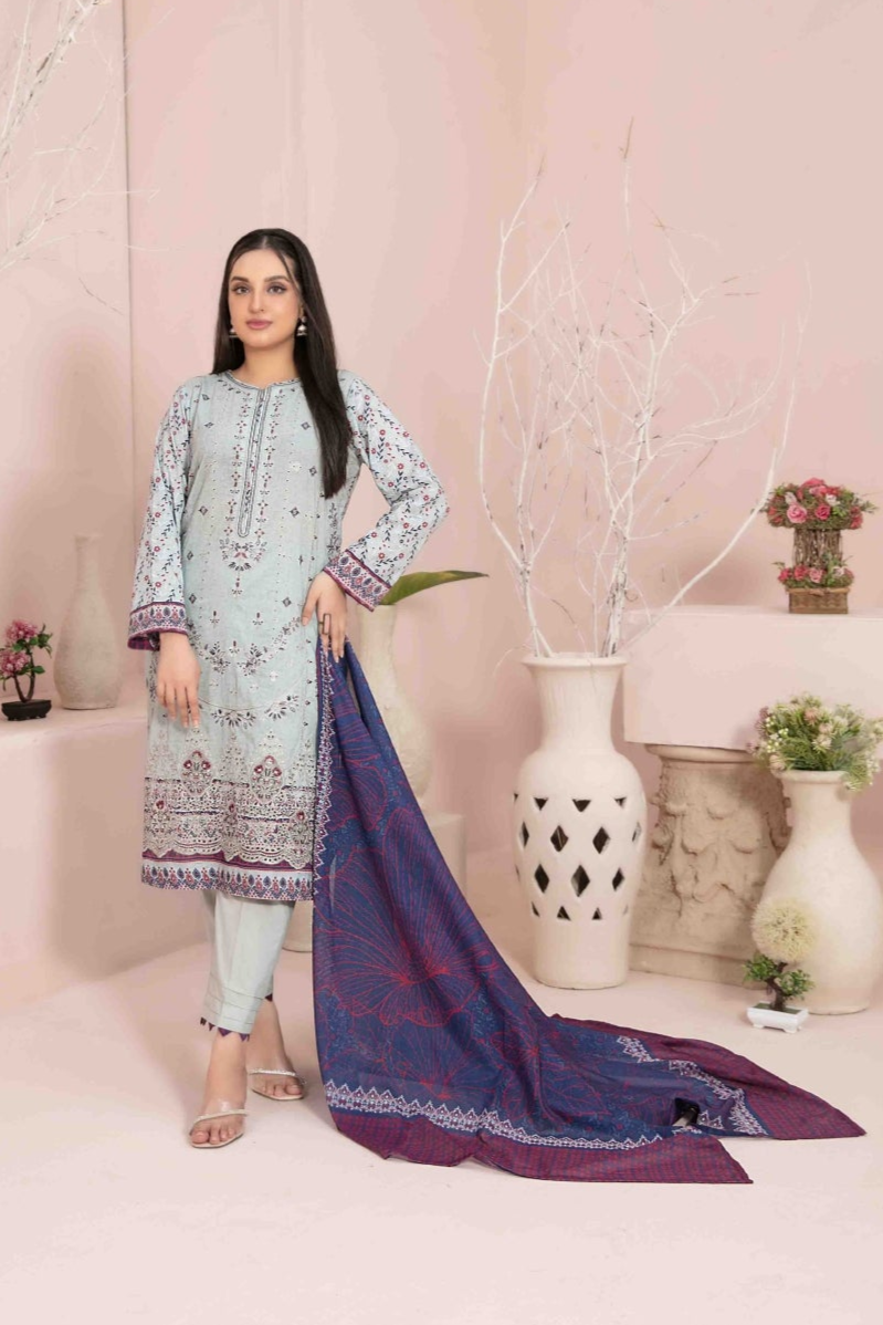 SEVIL Embroidered lawn 08