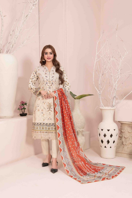 SEVIL Embroidered lawn 09