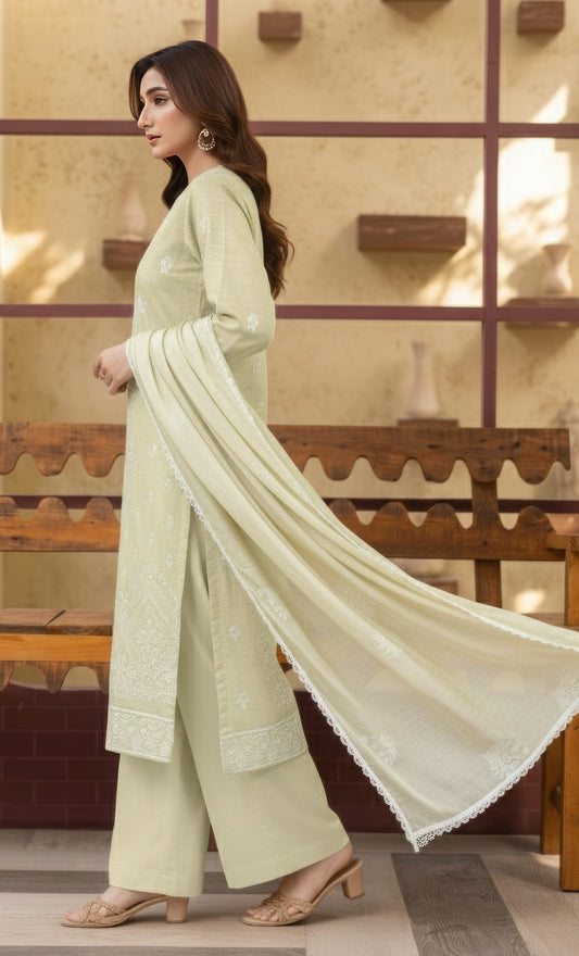 Snow White Premium Lawn 3 Piece 05