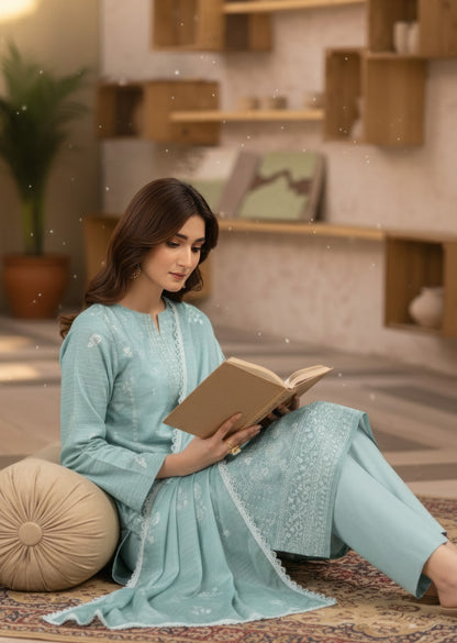 Snow White Premium Lawn 3 Piece 04