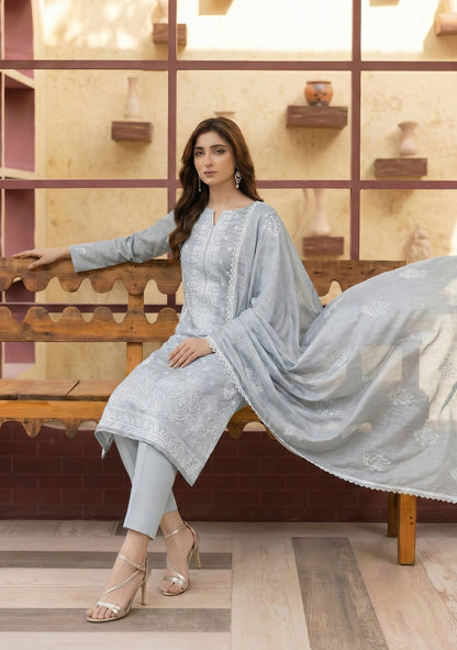 Snow White Premium Lawn 3 Piece 03