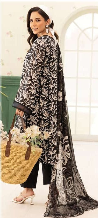 Summer Bloom Digital Printed Lawn 3 Piece 01