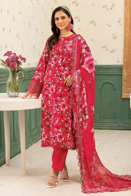 Summer Bloom Digital Printed Lawn 3 Piece 02