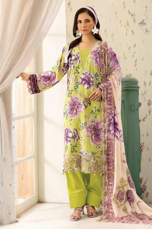 Summer Bloom Digital Printed Lawn 3 Piece 03
