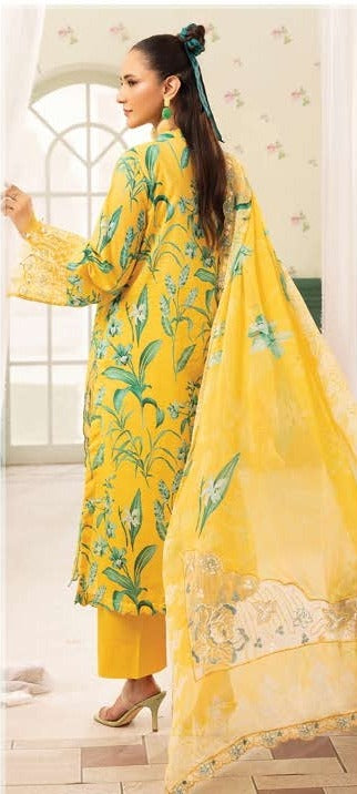 Summer Bloom Digital Printed Lawn 3 Piece 05
