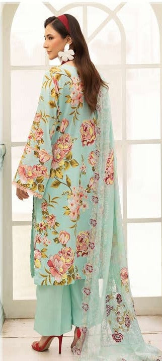 Summer Bloom Digital Printed Lawn 3 Piece 06