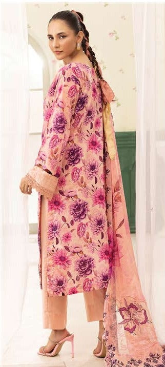 Summer Bloom Digital Printed Lawn 3 Piece 10