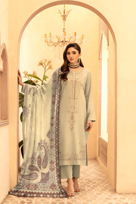 Tehzeeb Lawn bana Dora 3 Piece 04