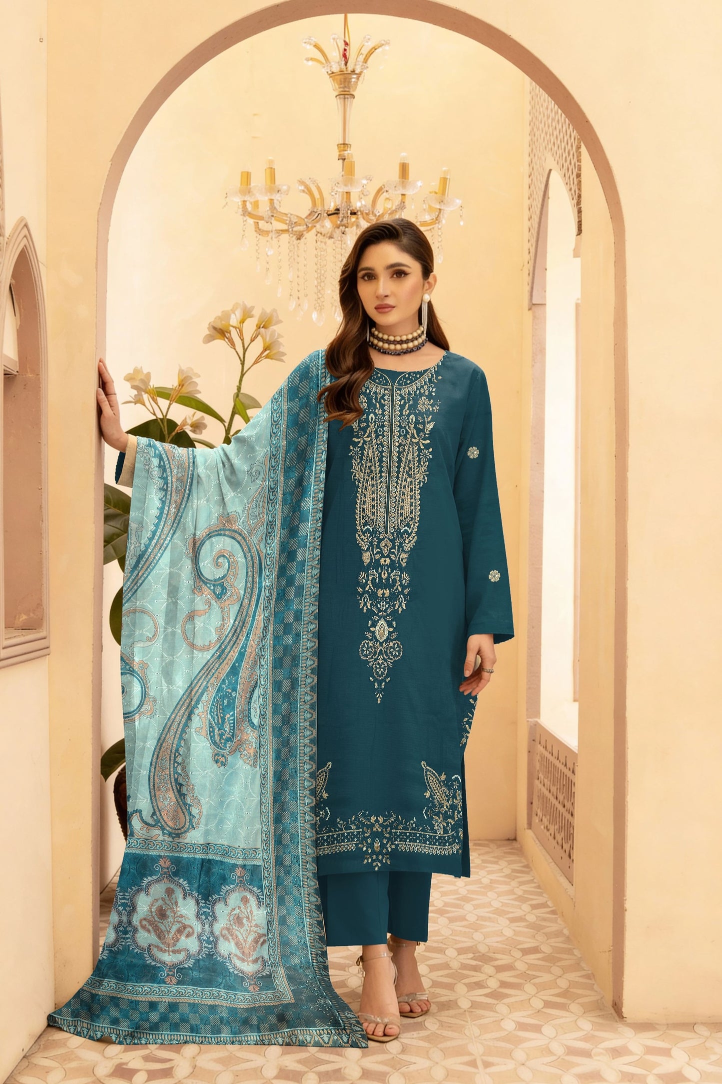 Tehzeeb Lawn bana Dora 3 Piece 06