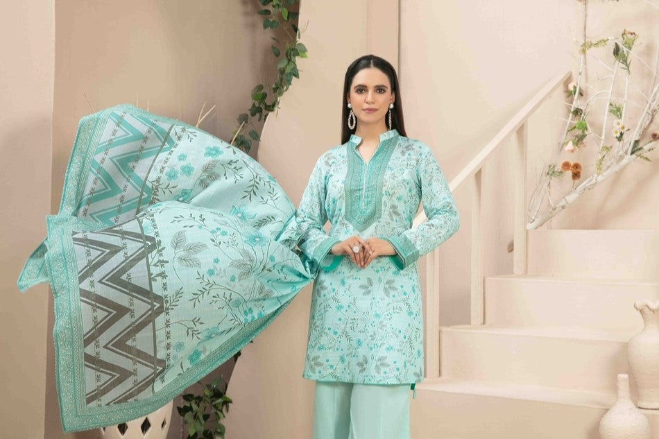 TIYANI VOL II Lawn D-3597 - Waheed Javaid Collections