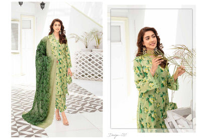 Mahak By Gul-E-Rukh 3 Piece Full Print - Waheed Javaid Collections