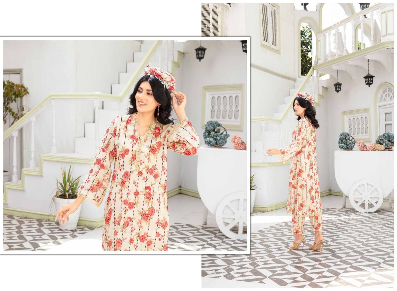 Mahak By Gul-E-Rukh 3 Piece Full Print - Waheed Javaid Collections