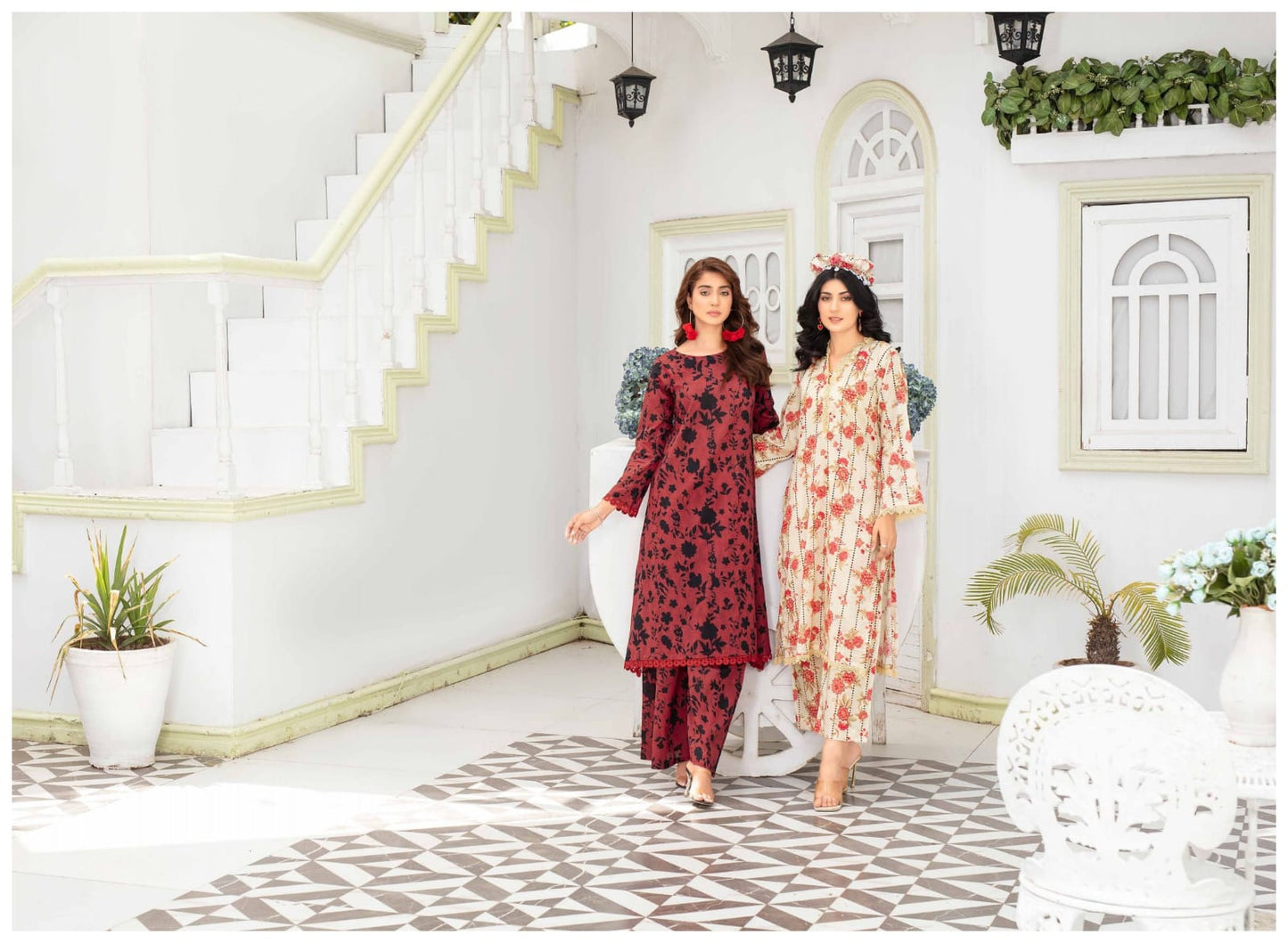 Mahak By Gul-E-Rukh 3 Piece Full Print - Waheed Javaid Collections