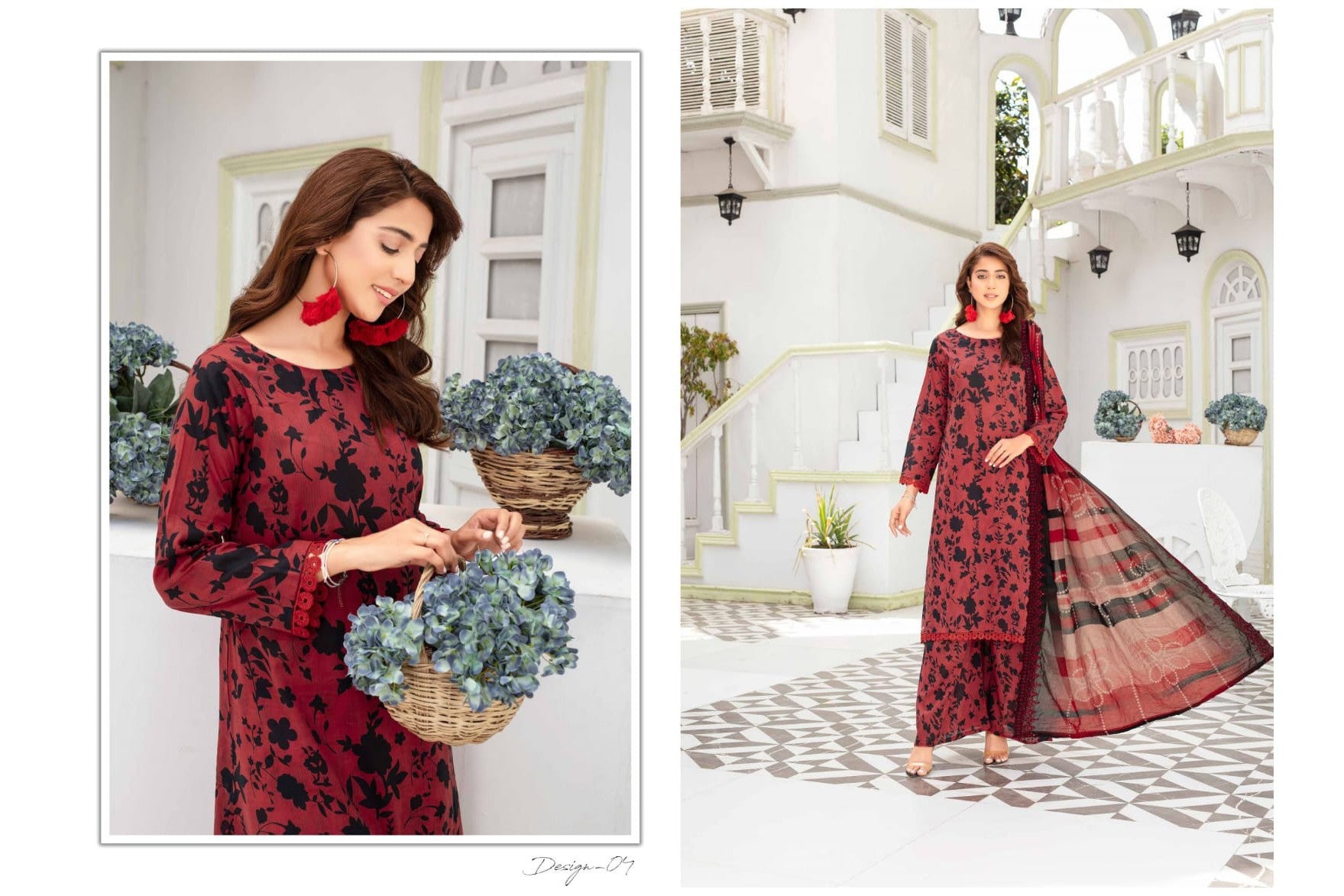 Mahak by Gul-E-Rukh 3 Piece Full Print - Waheed Javaid Collections