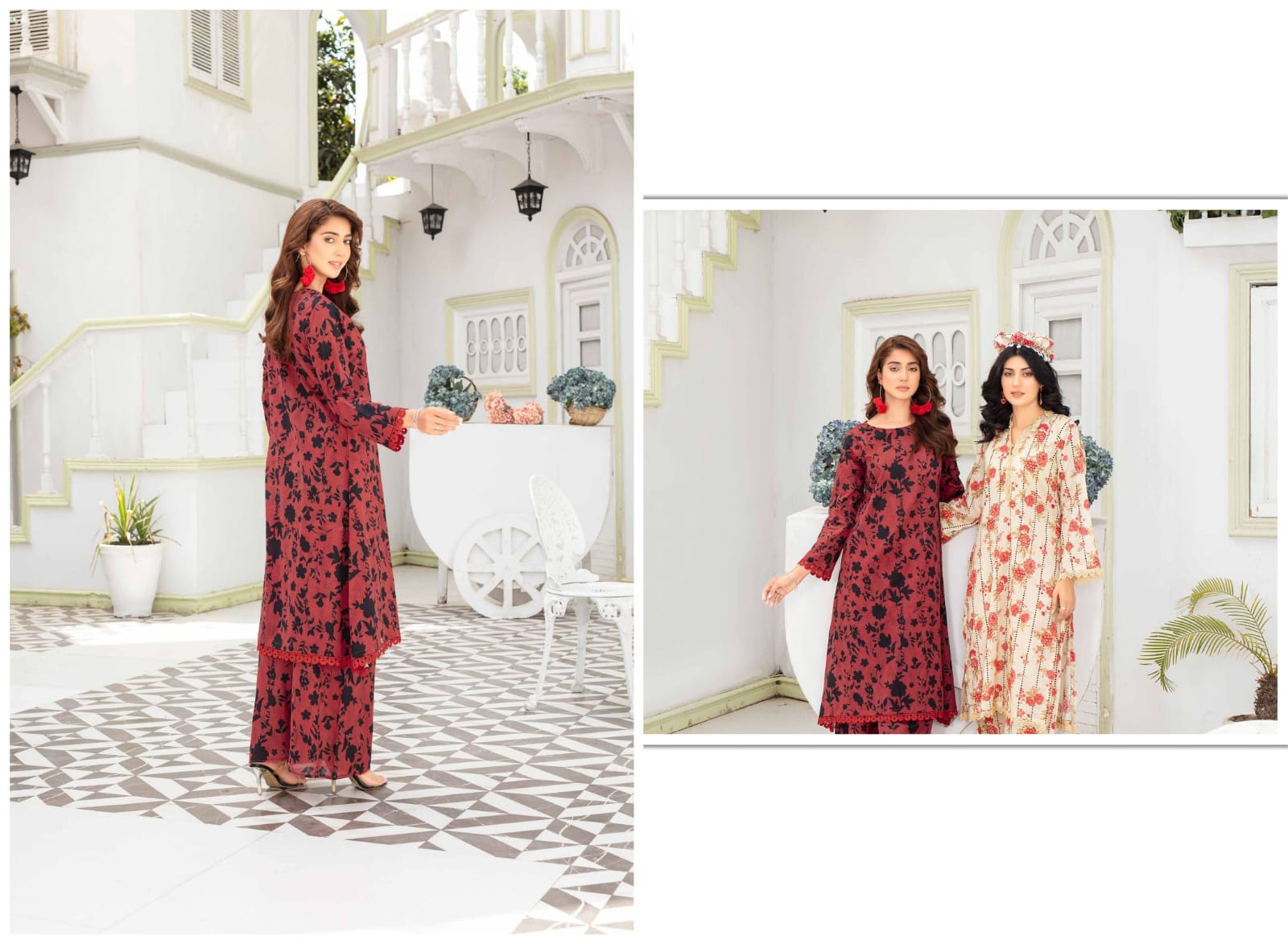 Mahak by Gul-E-Rukh 3 Piece Full Print - Waheed Javaid Collections