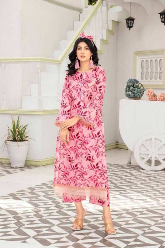 Mahak By Gul-E-Rukh 3 Piece Print - Waheed Javaid Collections