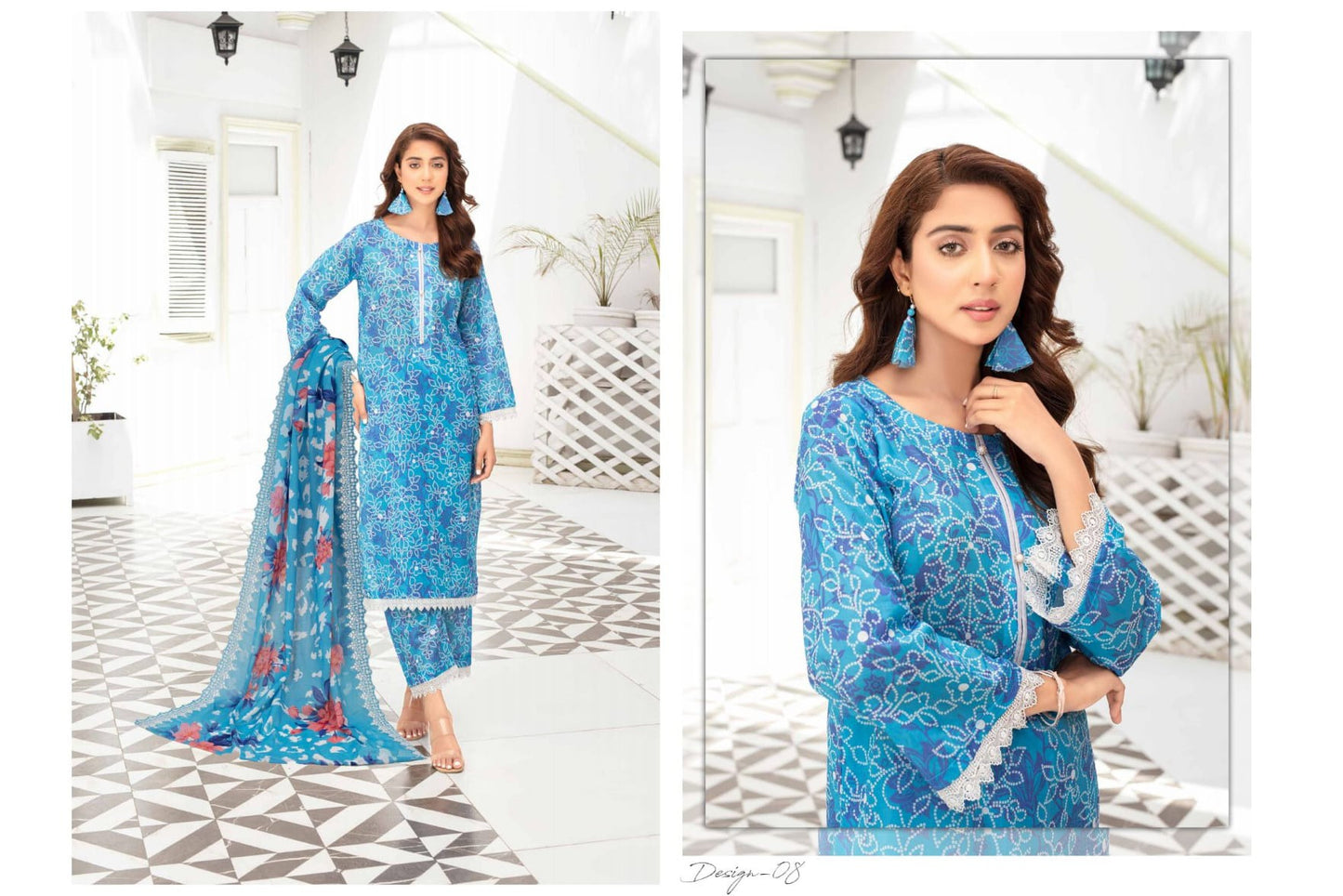 Mahak By Gul-E-Rukh 3 Piece Print - Waheed Javaid Collections