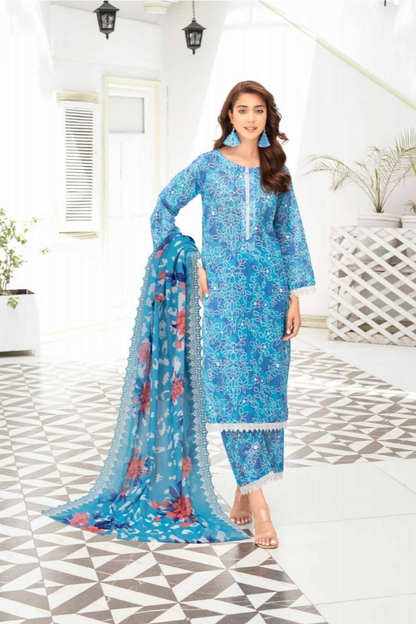 Mahak By Gul-E-Rukh 3 Piece Print M#04