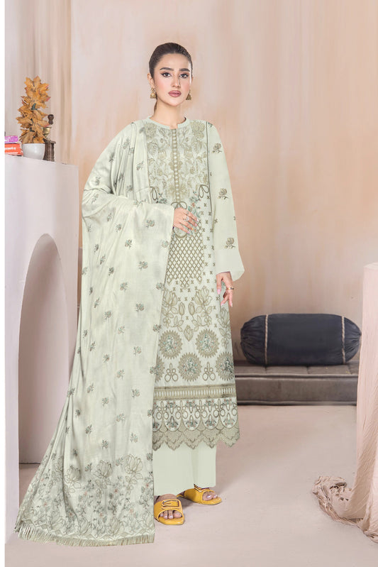 Zaleef Peach Leather Mother Collection Embroidered V-6 / D-1