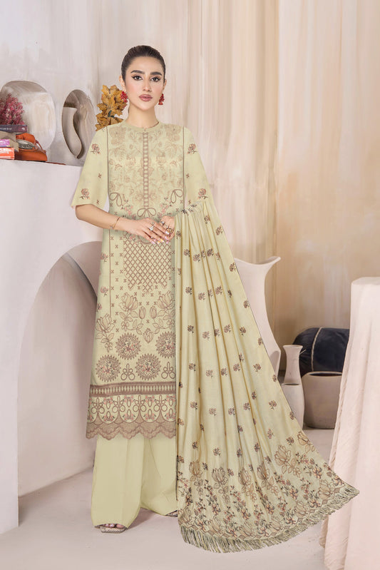 Zaleef Peach Leather Mother Collection Embroidered V-6 / D-3