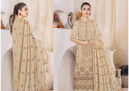 Zaleef Peach Leather Mother Collection Embroidered V-6 / D-4