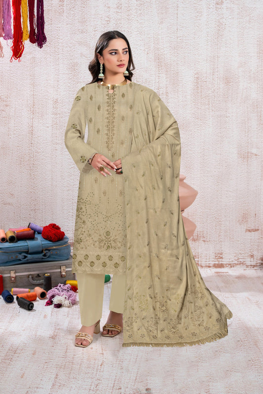 Zaleef Peach Leather Mother Collection Embroidered V-8 / D-4