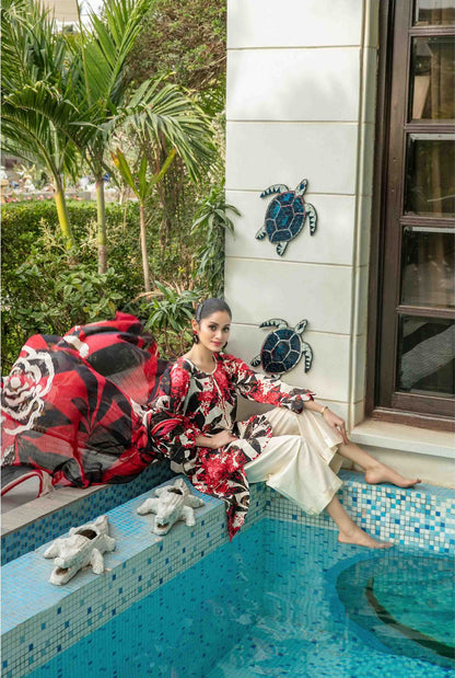 Zumra By Tawakkal 3 Piece D-1572 - Waheed Javaid Collections